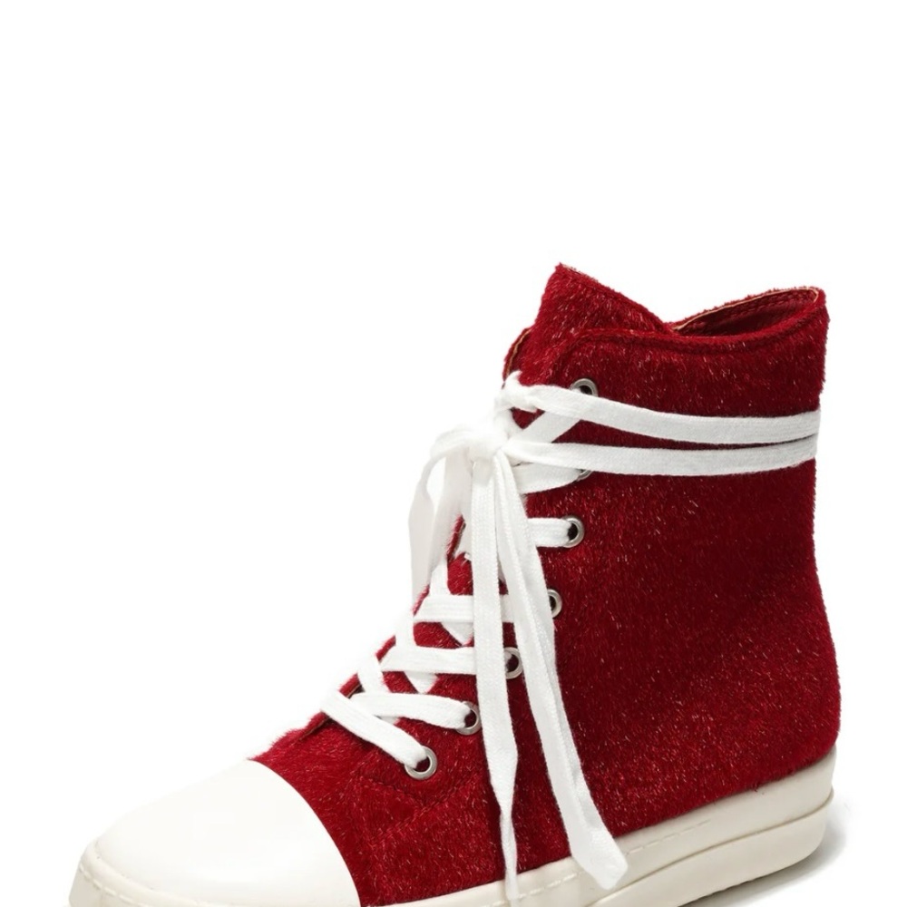 Pony hair High-Top Sneakers